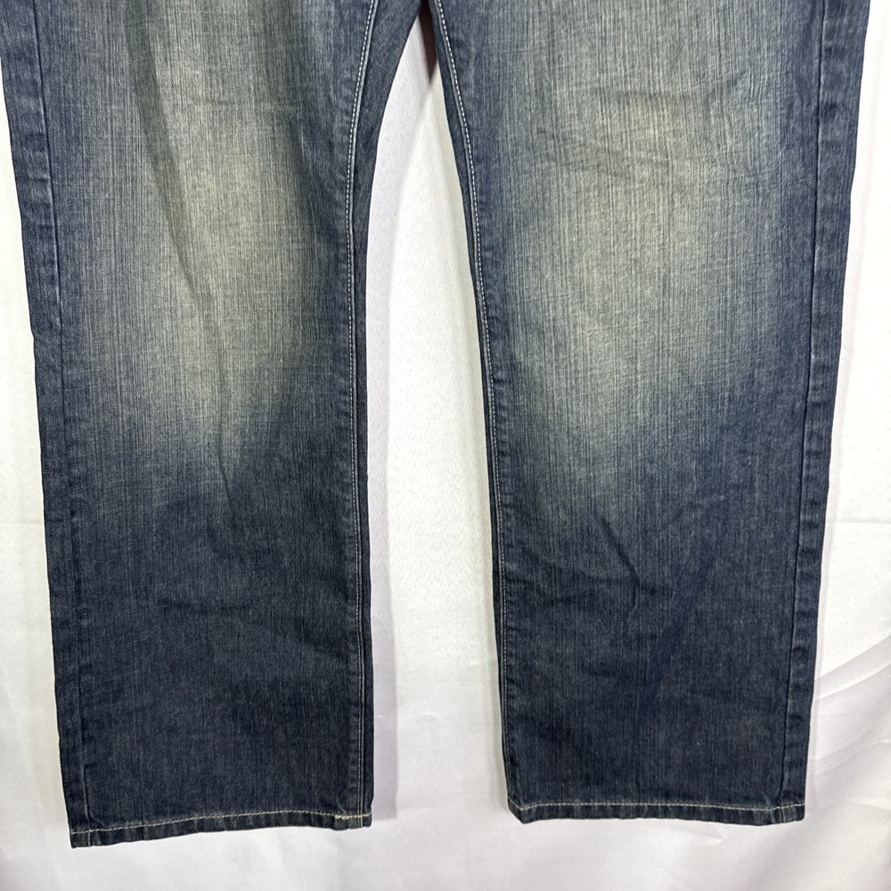 Apt. 9 Mens Jeans Stone Washed Straight Leg - Cotton Size 36/30 - Picture 4 of 15